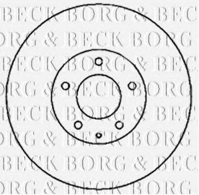 BORG & BECK BBD5181 Тормозной диск