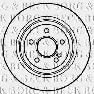 BORG & BECK BBD5299 Тормозной диск