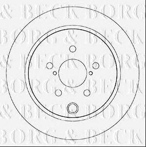 Тормозной диск BORG & BECK BBD5345