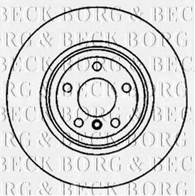 BORG & BECK BBD5825S Тормозной диск