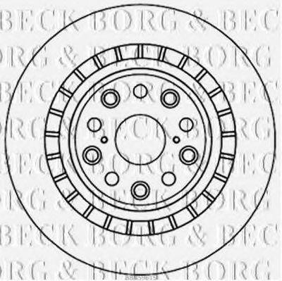 Тормозной диск BORG & BECK BBD5961S