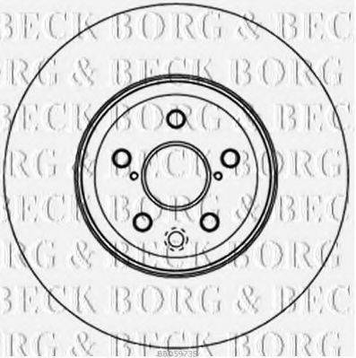 гальмівний диск BORG & BECK BBD5973S