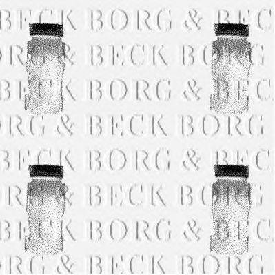 BORG & BECK BBK1027 Комплектуючі, колодки дискового гальма