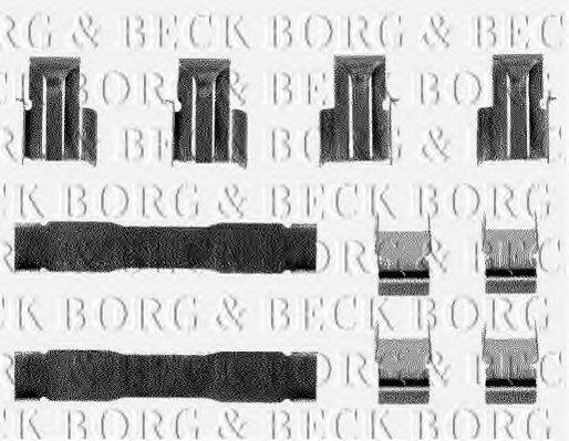 BORG & BECK BBK1094 Комплектуючі, колодки дискового гальма