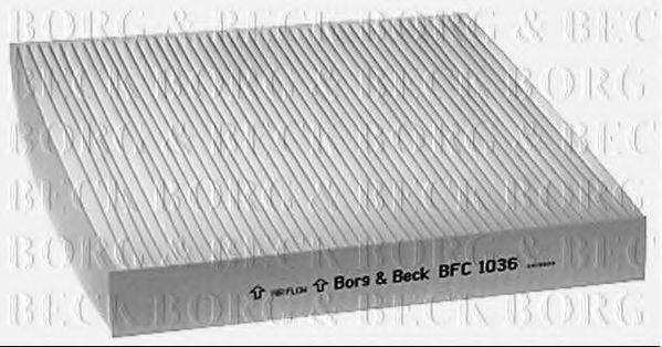 BORG & BECK BFC1036 Фильтр, воздух во внутренном пространстве