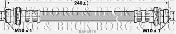 BORG & BECK BBH6878 Тормозной шланг