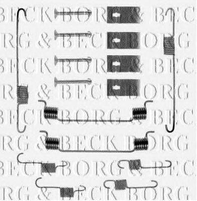 BORG & BECK BBK6049 Комплектующие, колодки дискового тормоза