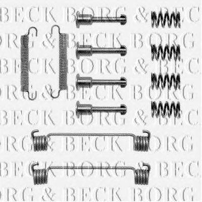 Комплектуючі, колодки дискового гальма BORG & BECK BBK6082
