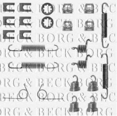 BORG & BECK BBK6104 Комплектующие, колодки дискового тормоза