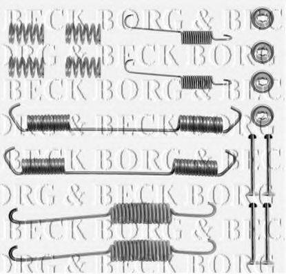 BORG & BECK BBK6105 Комплектующие, колодки дискового тормоза
