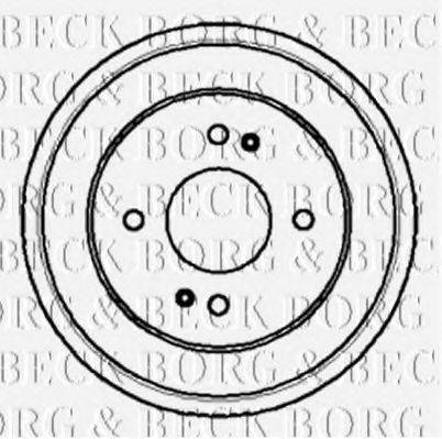BORG & BECK BBR7006 Тормозной барабан