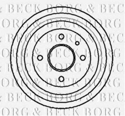 Тормозной барабан BORG & BECK BBR7010