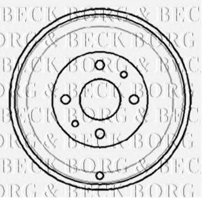 BORG & BECK BBR7012 Тормозной барабан