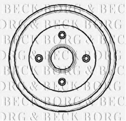 BORG & BECK BBR7033 Тормозной барабан