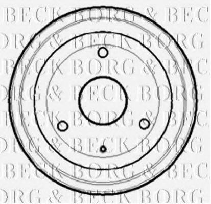 BORG & BECK BBR7073 Тормозной барабан