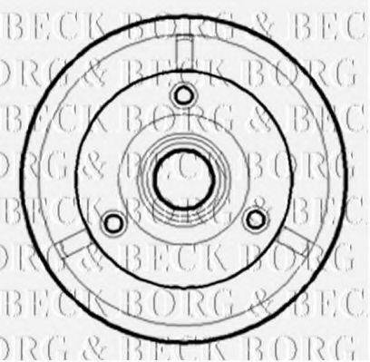 Тормозной барабан BORG & BECK BBR7074