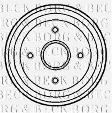 BORG & BECK BBR7075 Тормозной барабан