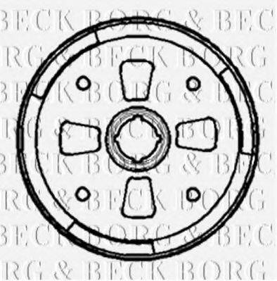 Тормозной барабан BORG & BECK BBR7094