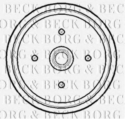 BORG & BECK BBR7174 Тормозной барабан