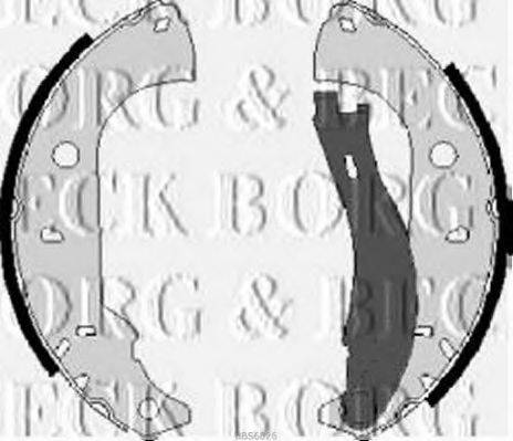 BORG & BECK BBS6026 Комплект тормозных колодок