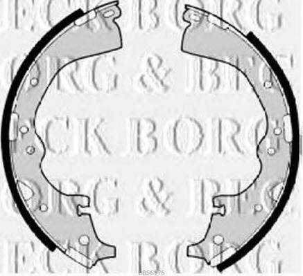 Комплект гальмівних колодок BORG & BECK BBS6176