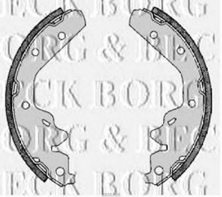 Комплект гальмівних колодок BORG & BECK BBS6188