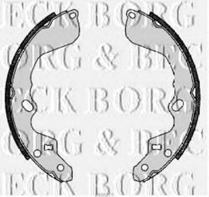 Комплект гальмівних колодок BORG & BECK BBS6273