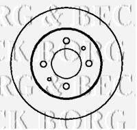 Тормозной диск BORG & BECK BBD4201