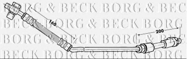 BORG & BECK BBH6925 Тормозной шланг