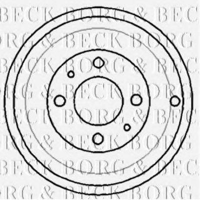 BORG & BECK BBR7109 Тормозной барабан