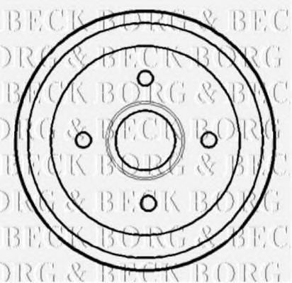 Гальмівний барабан BORG & BECK BBR7116