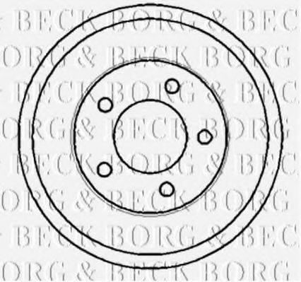 BORG & BECK BBR7117 Тормозной барабан