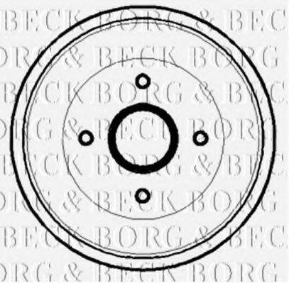 Гальмівний барабан BORG & BECK BBR7125
