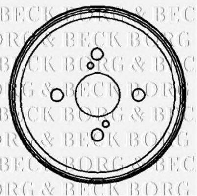 BORG & BECK BBR7130 Гальмівний барабан