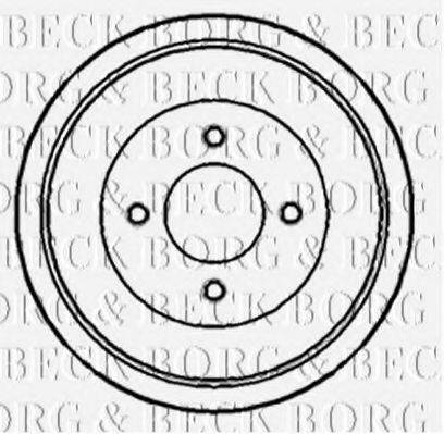 BORG & BECK BBR7133 Тормозной барабан