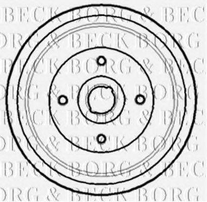 Тормозной барабан BORG & BECK BBR7143