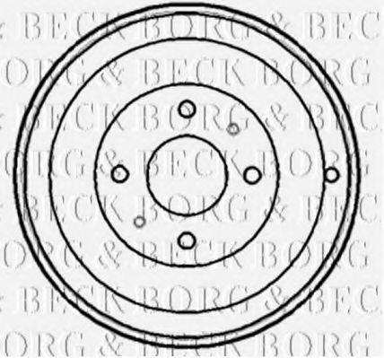 BORG & BECK BBR7148 Тормозной барабан