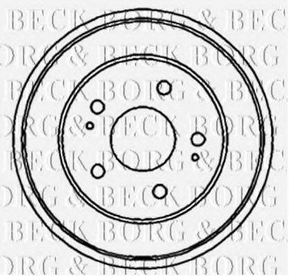 Тормозной барабан BORG & BECK BBR7150