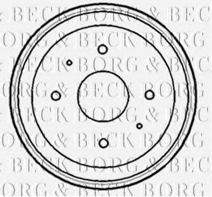 Гальмівний барабан BORG & BECK BBR7161