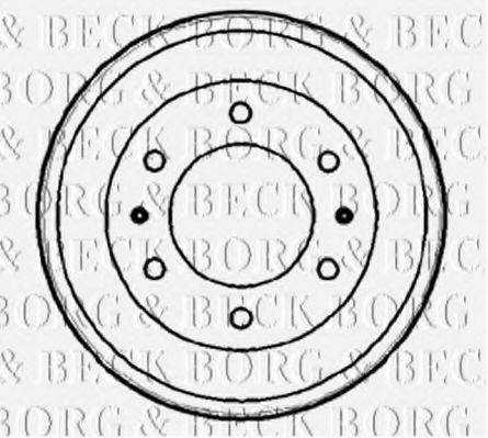 Гальмівний барабан BORG & BECK BBR7163
