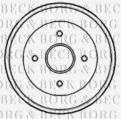 BORG & BECK BBR7168 Тормозной барабан