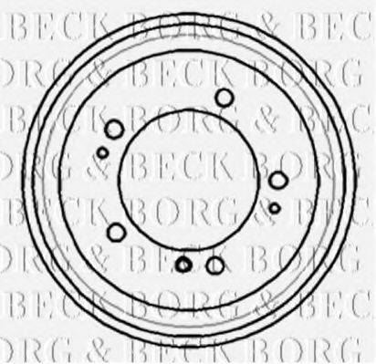 BORG & BECK BBR7170 Тормозной барабан