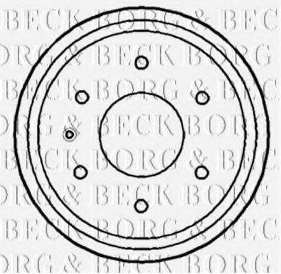 Гальмівний барабан BORG & BECK BBR7184