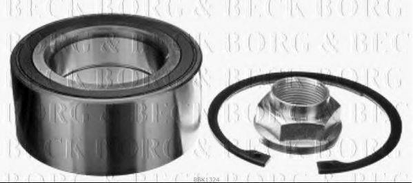 Комплектуючі, колодки дискового гальма BORG & BECK BBK1324