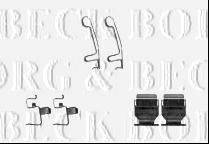 BORG & BECK BBK1423 Комплектующие, колодки дискового тормоза
