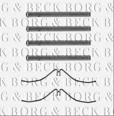BORG & BECK BBK1489 Комплектующие, колодки дискового тормоза