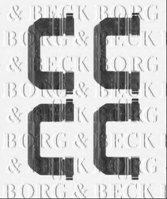 BORG & BECK BBK1507 Комплектующие, колодки дискового тормоза