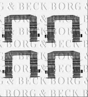 BORG & BECK BBK1540 Комплектующие, колодки дискового тормоза
