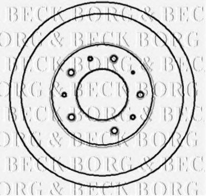 BORG & BECK BBR7032 Тормозной барабан