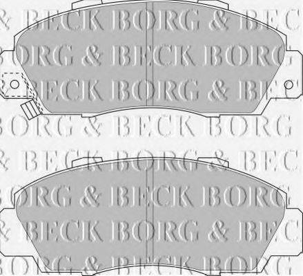 BORG & BECK BBP1389 Комплект тормозных колодок, дисковый тормоз